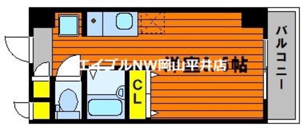 GＶ備岡の物件間取画像